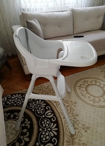 Beden beyaz Renk Bebek Mama Sandalyesi