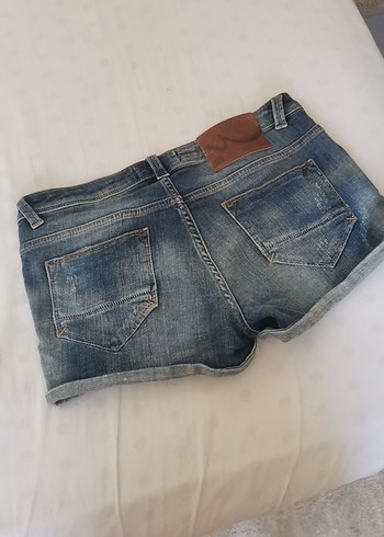 29 Beden Kadın Mavi Denim Mini Şort