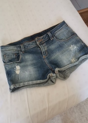 Diğer Kadın Mavi Denim Mini Şort