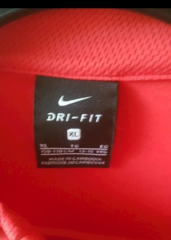 Nike Nike Kırmızı Fermuarlı Eşofman Üstü