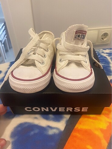 20 Beden beyaz Renk Orjinal bebek converse
