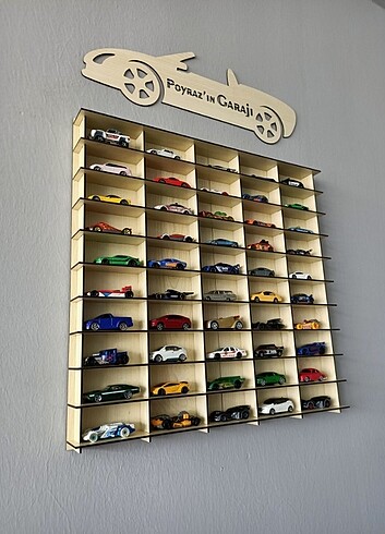  Beden Hotwheels Araba Rafı 