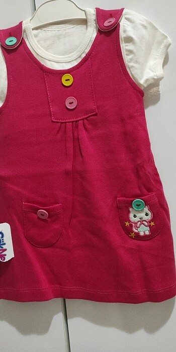 12-18 Ay Beden Kız bebek elbisesi