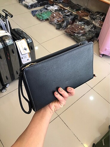  Beden siyah Renk Süslü Portföy Çanta