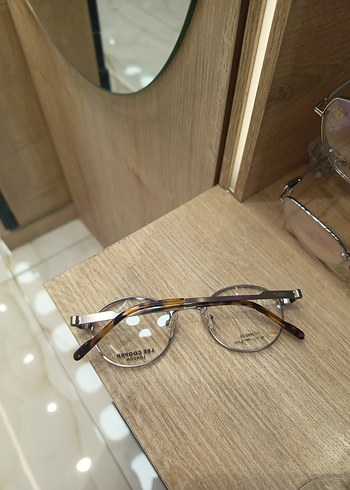 Beden Khaki Renkli Minimalist Yuvarlak Kadın Gözlüğü