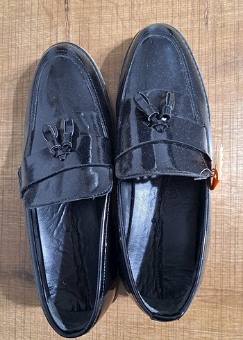 Diğer Erkek Çocuk Siyah Püsküllü Loafer