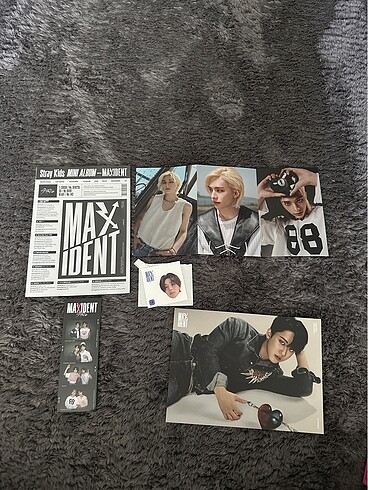  straykids maxident limited edition album orijinal