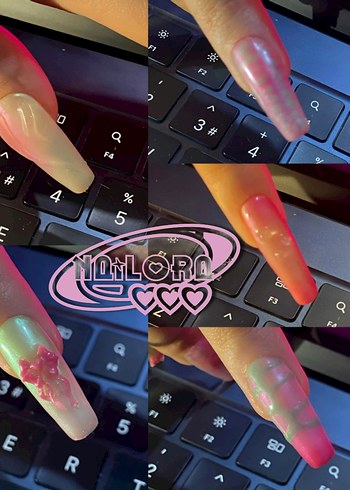 El Yapımı Özel Tasarım Press-On Takma Tırnak Seti - Görsel 2