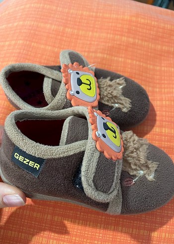 Kahverengi Erkek Çocuk  Desenli Ev Terliği - Görsel 3