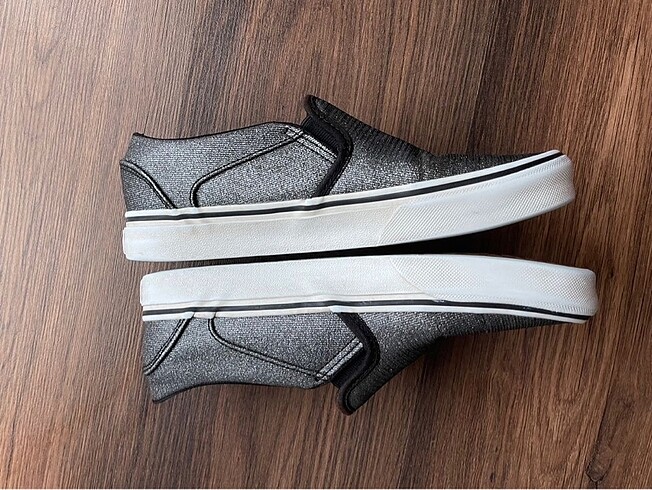 37 Beden gri Renk Vans slip on