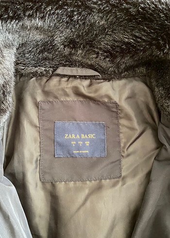 Zara Lacivert Kadın Kışlık Mont L beden - Görsel 6