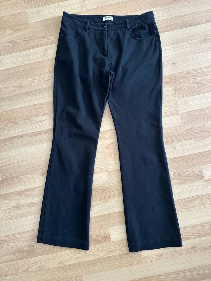 Parkbravo pamuklu kumaş İspanyol paça Pantolon 40 beden - Görsel 2