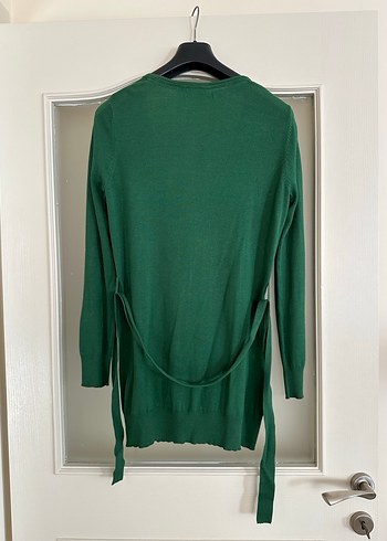Polo Garege L beden %80 vizkos Yeşil Kadın Hırka - Görsel 3