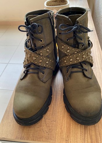 İnci deri bot 38 numara - Görsel 2