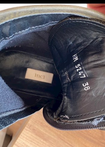 İnci deri bot 38 numara - Görsel 7