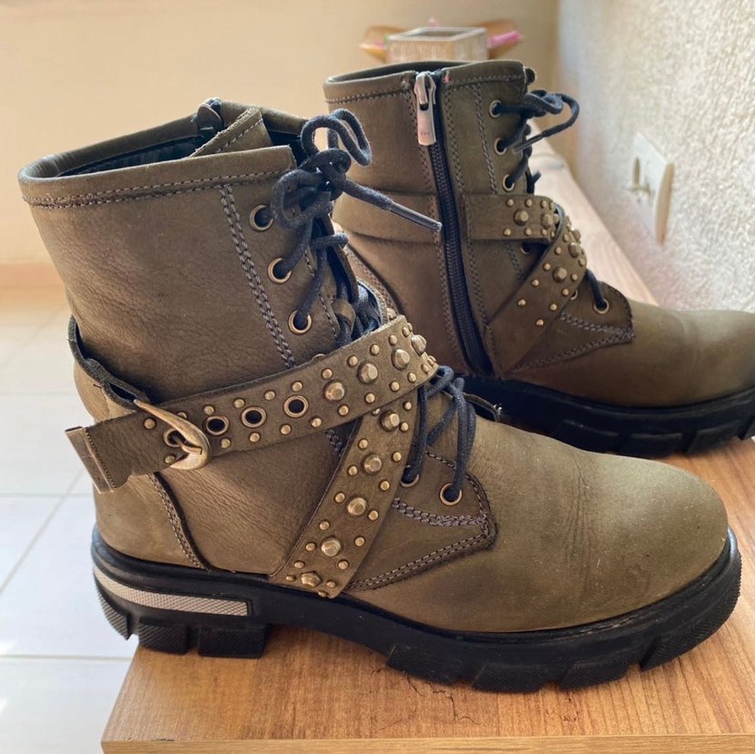 İnci deri bot 38 numara - Görsel 3