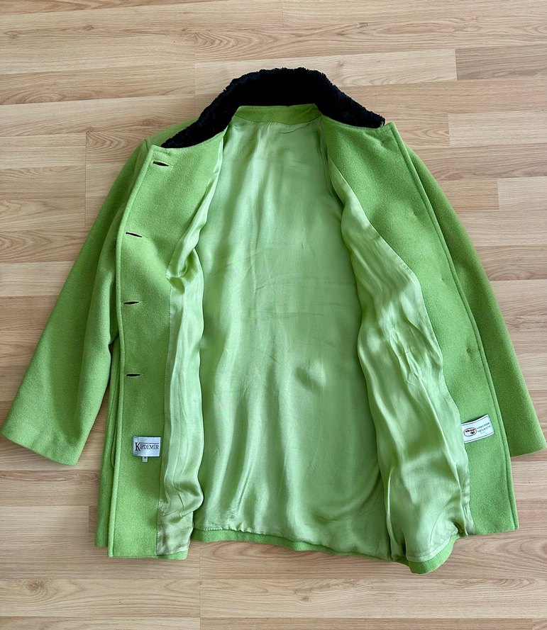 Kipdemir yün kaban M beden - Görsel 4