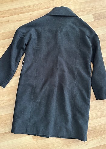 Mango Siyah Düğmeli Kadın palto - Görsel 4