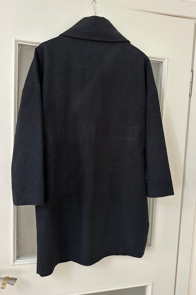 Mango Siyah Düğmeli Kadın palto - Görsel 2