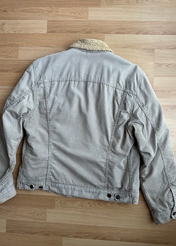Levis içi kürklü L beden kadife mont orijinal ürün - Görsel 6