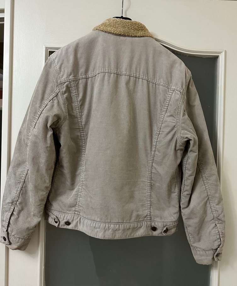 Levis içi kürklü L beden kadife mont orijinal ürün - Görsel 5