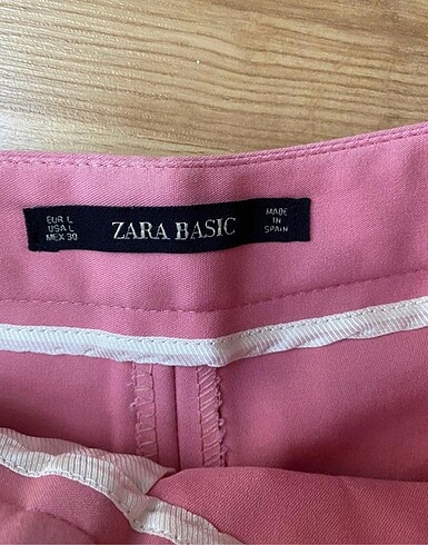 l Beden pembe Renk Zara şort L beden