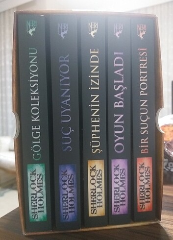 Sherlock Holmes Beş kitap kurulu set
