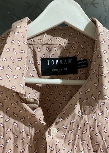 H&M Kısa Kollu Düğmeli Erkek Gömlek