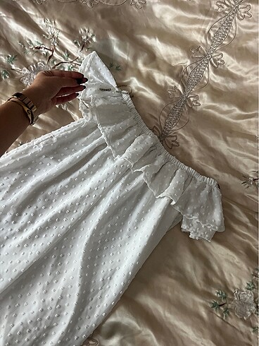 Topshop Beyaz elbise