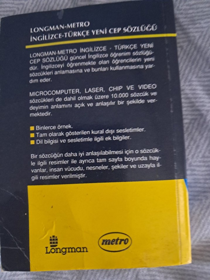 Longman-Metro İngilizce Türkçe Cep Sözlüğü - Görsel 2