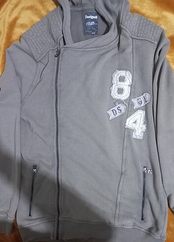 Desigual Spor sweat kupasından polar hırka