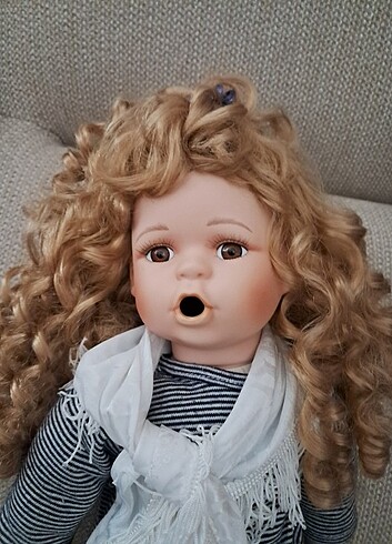 American Vintage Muhteşem bir porselen bebek