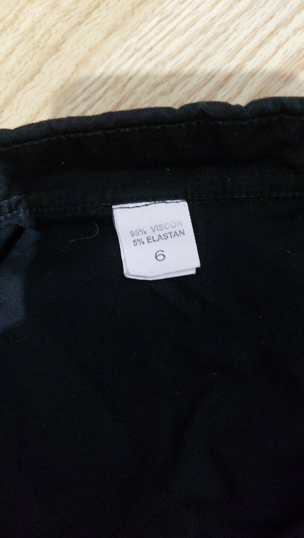 Düğmeli Siyah Kolsuz Keten Gömlek - Görsel 4