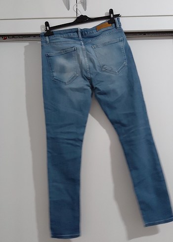 Erkek Mavi Denim Regular Fit Jean - Görsel 4