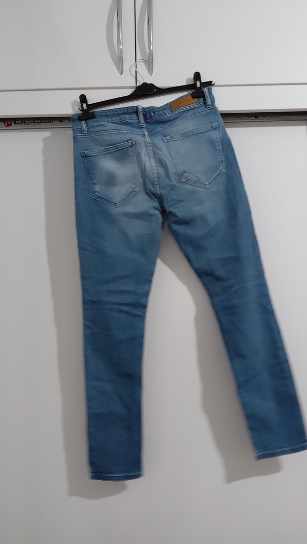 Erkek Mavi Denim Regular Fit Jean - Görsel 4