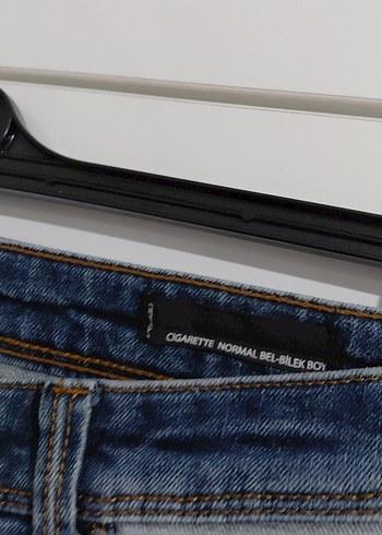 Kadın Lacivert Denim Rahat Kesim Jean - Görsel 3