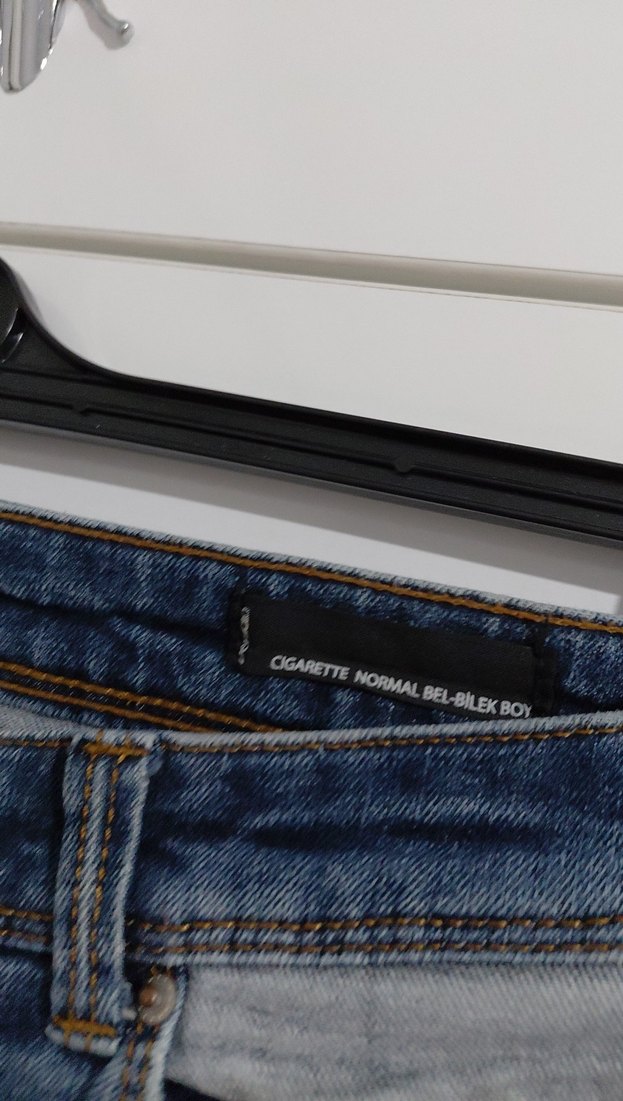 Kadın Lacivert Denim Rahat Kesim Jean - Görsel 3