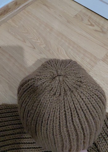 Bej Uzun Erkek Atkı - Görsel 4