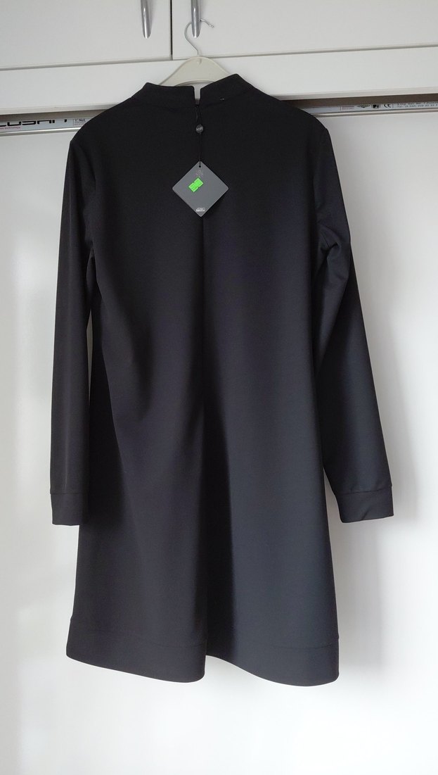 Siyah Nakışlı Uzun Kollu Kadın Tunik - Görsel 5