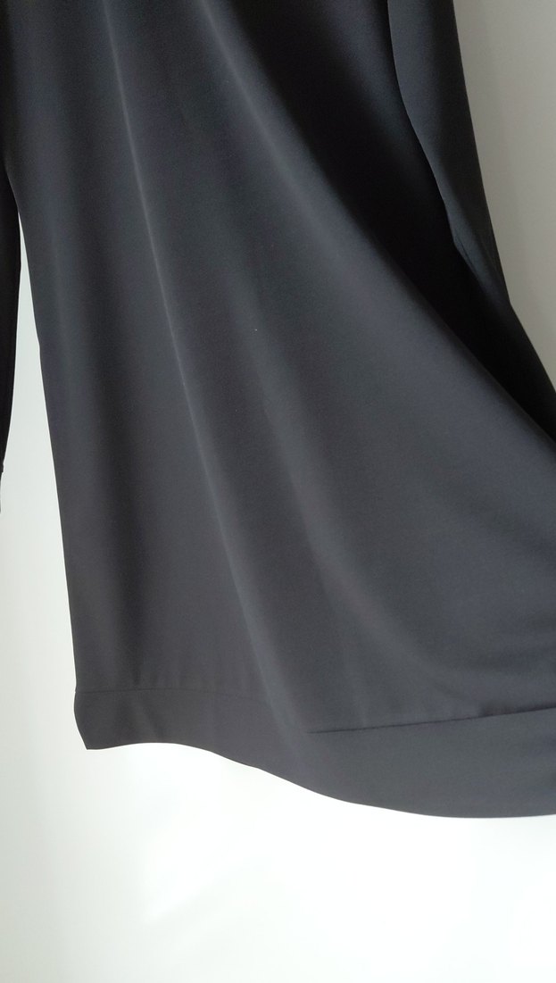 Siyah Nakışlı Uzun Kollu Kadın Tunik - Görsel 4