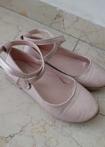 Parlak Pembe Kız Çocuk Babet Ayakkabı - Görsel 6