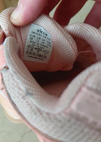 Kız Çocuk Pembe Cırt Cırtlı Spor Ayakkabı - Görsel 5