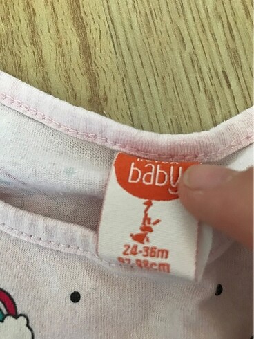 24-36 Ay Beden pembe Renk Kız çocuk elbise?