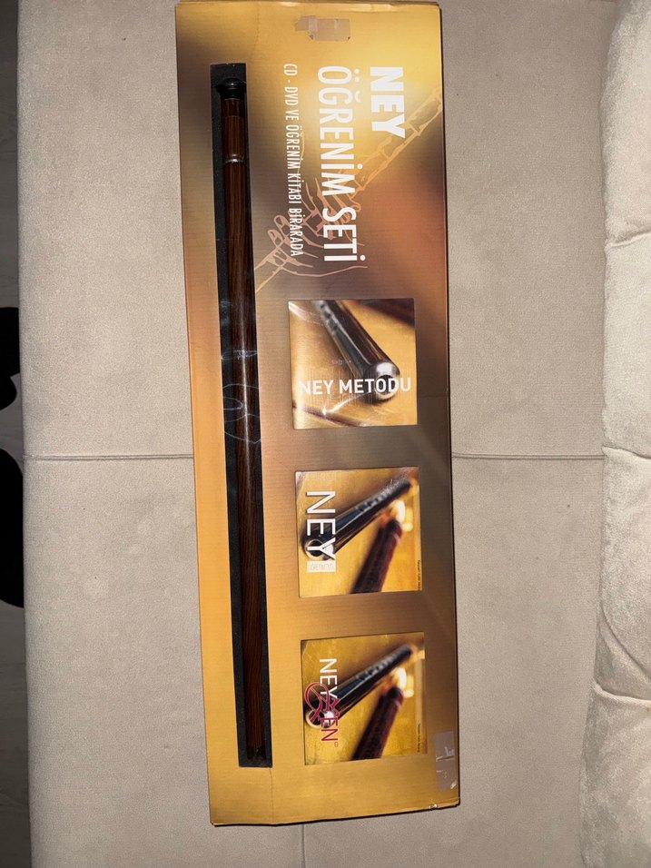 Ney Öğrenim Seti - Koyu Altın Renk - Görsel 2