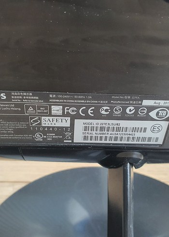 Philips Siyah Monitör - Görsel 3