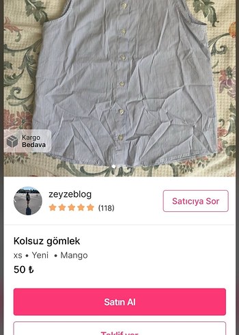 Gri Kısa Kollu Düğmeli Kadın Gömlek