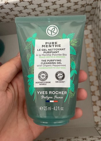 Yves Rocher Organik Nane Özlü Temizleyici Jel 125 ml