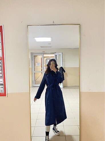 Lacivet yazlık trenchcoat trençkot