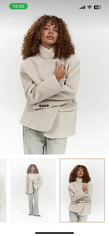 Zara Krem ceket