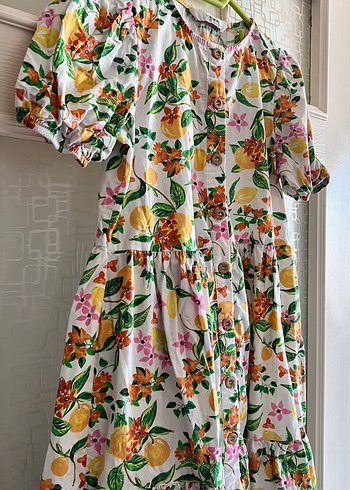 Çiçek Desenli Bohem Uzun Elbise - Görsel 3